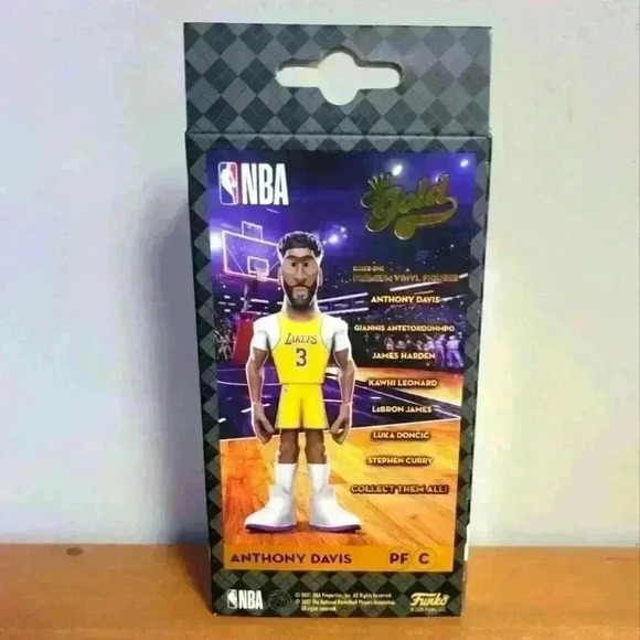 Funko gold NBA legend Anthony Davis LA Lakers - Picture 5 of 6